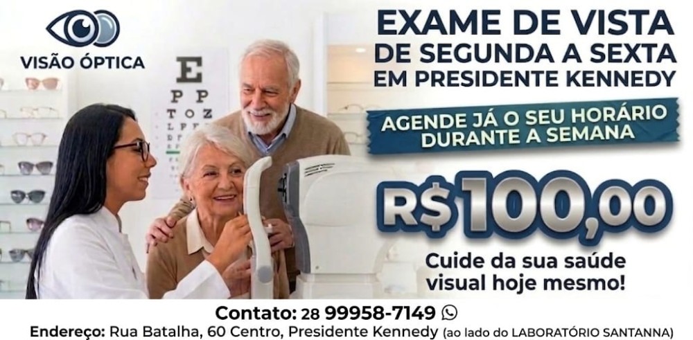 Clique aqui para agendar seu exame de vista
